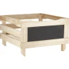 Caisse de rangement superposable en bois