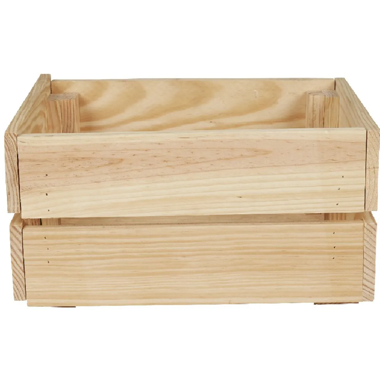 Caisse en bois pin massif à monter soi-même petit modèle