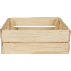 Caisse en bois pin massif à monter soi-même moyen modèle