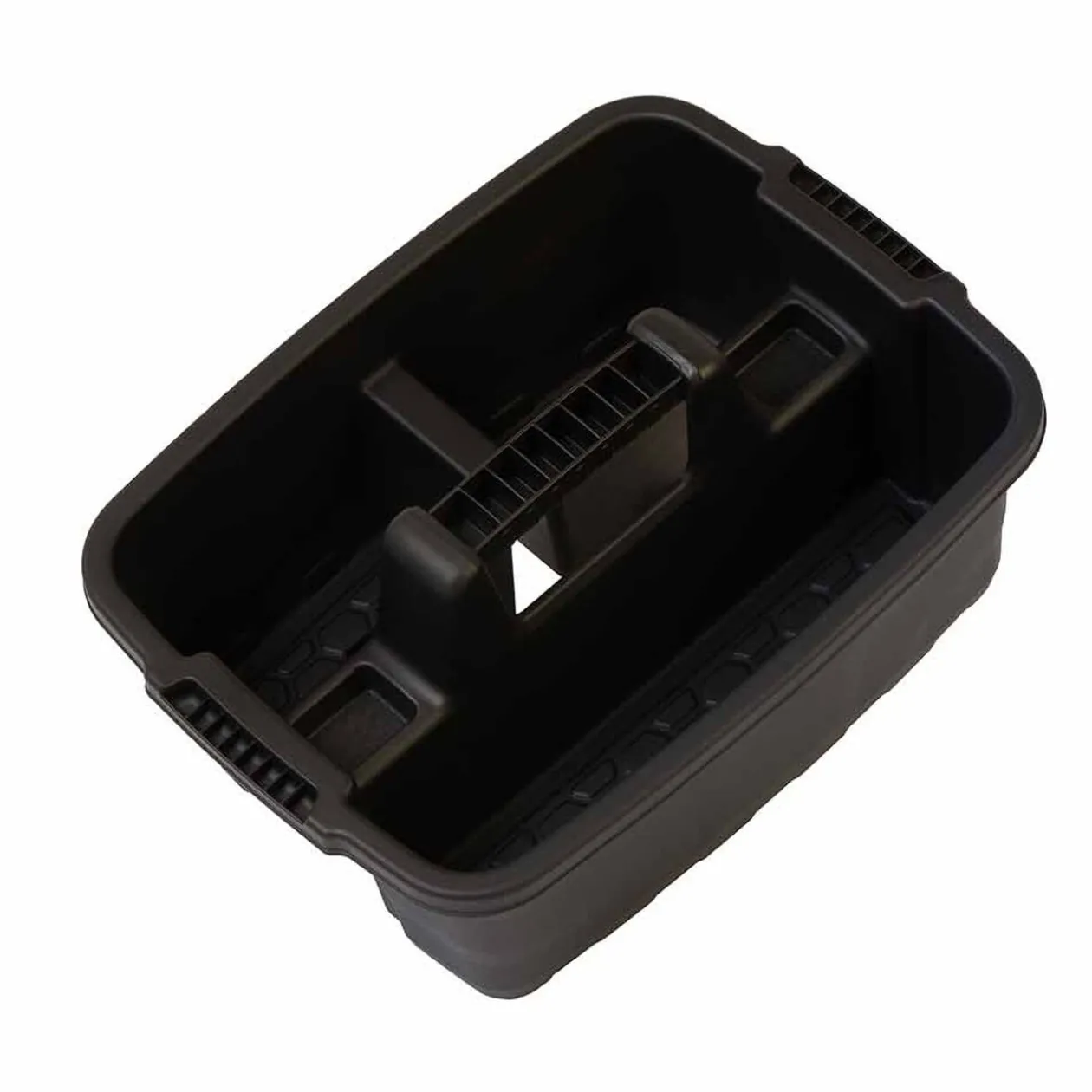 Caisse multiusage noire avec poignée