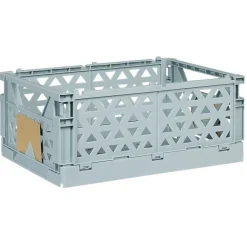 Caisse pliable polypropylène 33x23,3x14,2cm bleu