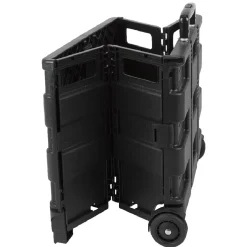 Caisse pliante 45 Là roulettes noir