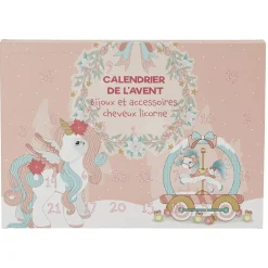 Calendrier de l'Avent bijoux coiffure Licorne