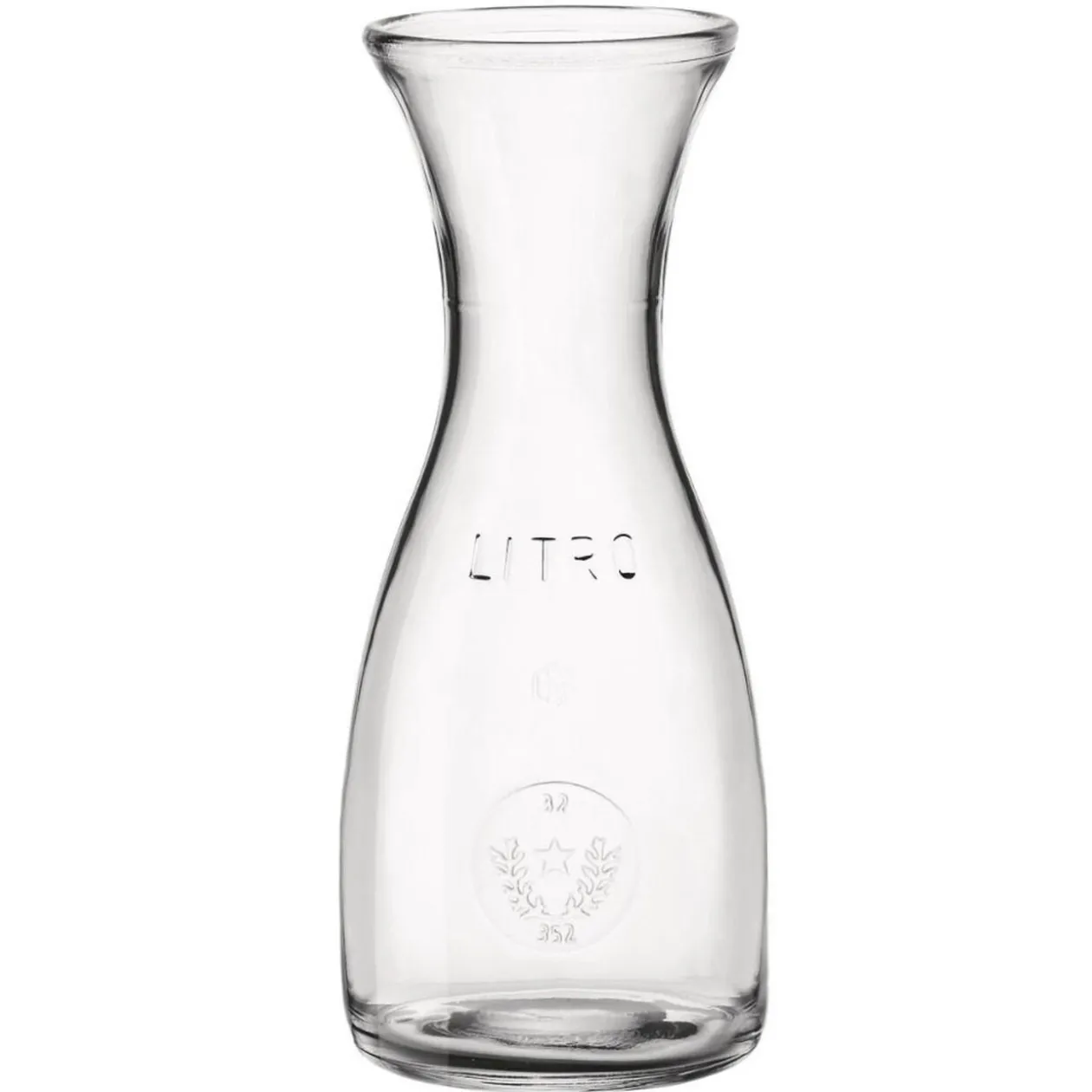 Carafe en verre transparent Misura 1 L