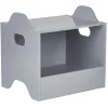 Casier de rangement superposable bois gris
