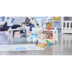 Casier de rangement superposable bois blanc