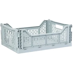 Casier pliant plastique bleu 15 L