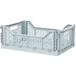 Casier pliant plastique bleu 15 L