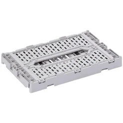 Casier pliant plastique gris 4 L