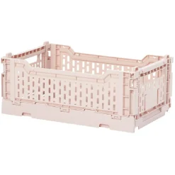 Casier pliant plastique rose 4 L