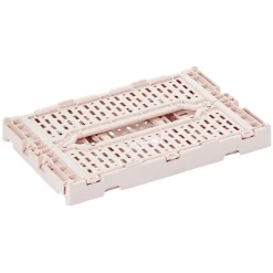 Casier pliant plastique rose 4 L