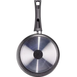 Casserole effet pierre antiadhérente noir Ø20xH7,5cm