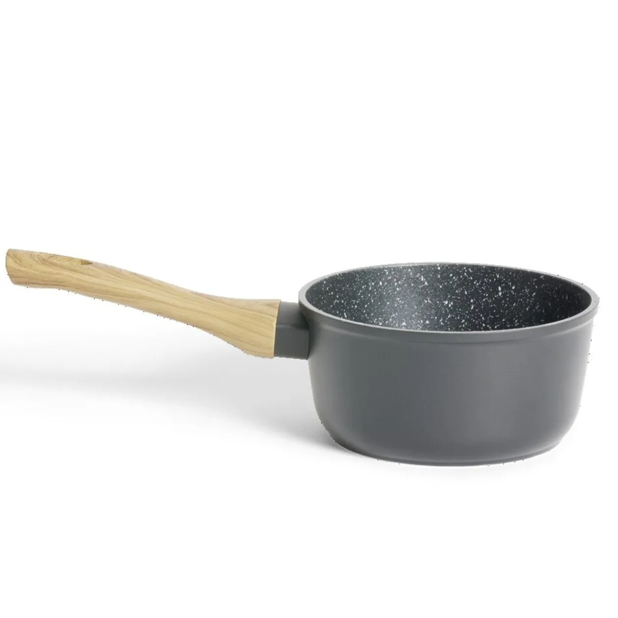 Casserole tous feux dont tous feux dont induction aluminium noir 33x16x8cm