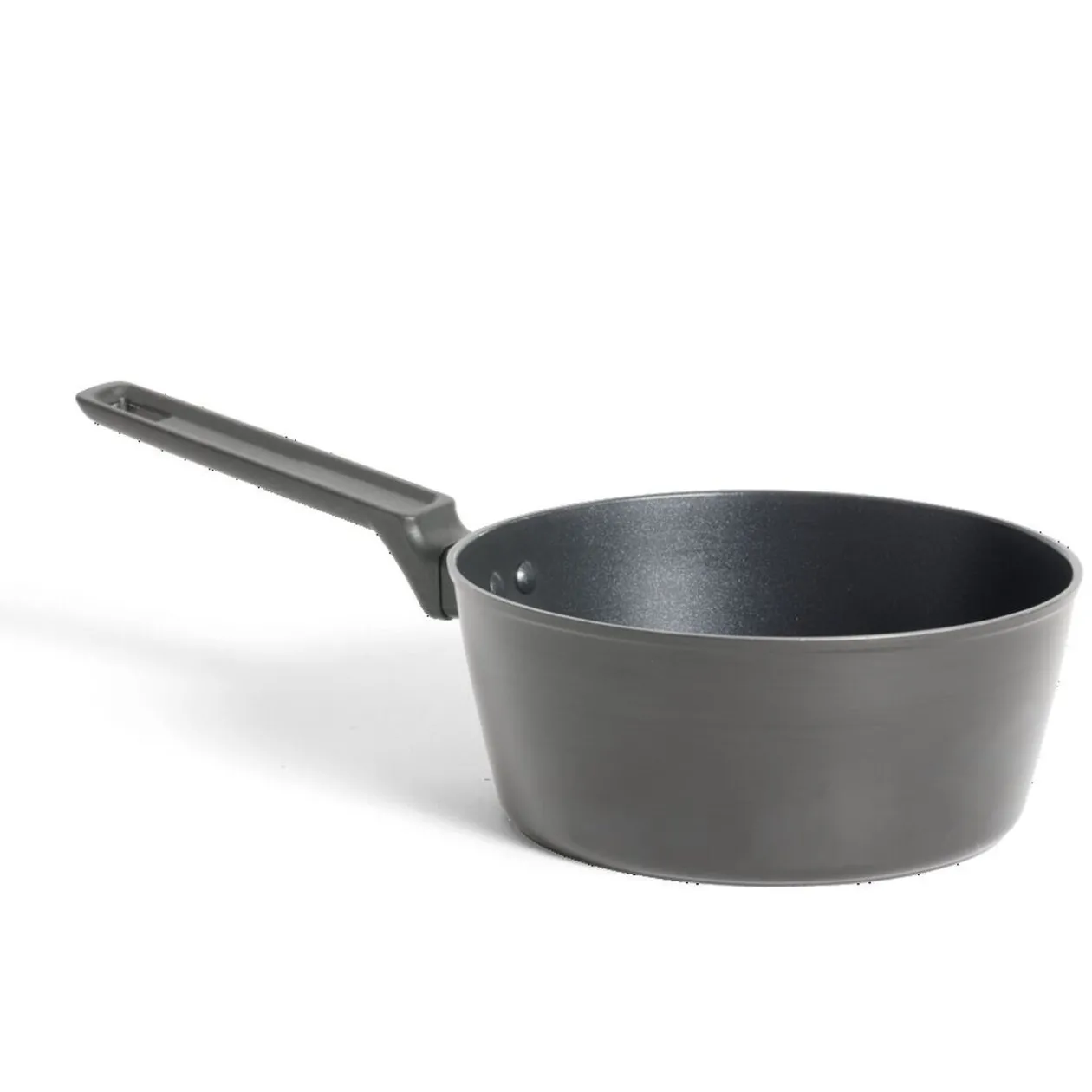 Casserole tous feux dont induction aluminium noir Ø20cm