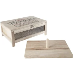 Cave à fromage avec plateau de service naturel