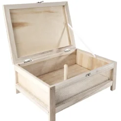 Cave à fromage avec plateau de service naturel