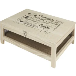 Cave à fromage bois avec plateau amovible