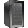 Cave à vin de service 18 bouteilles noir