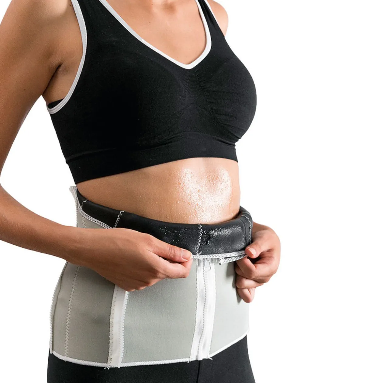 Ceinture de sudation grise Taille unique