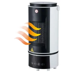 Chauffage rafraîchisseur d'air 2 en 1 800W noir