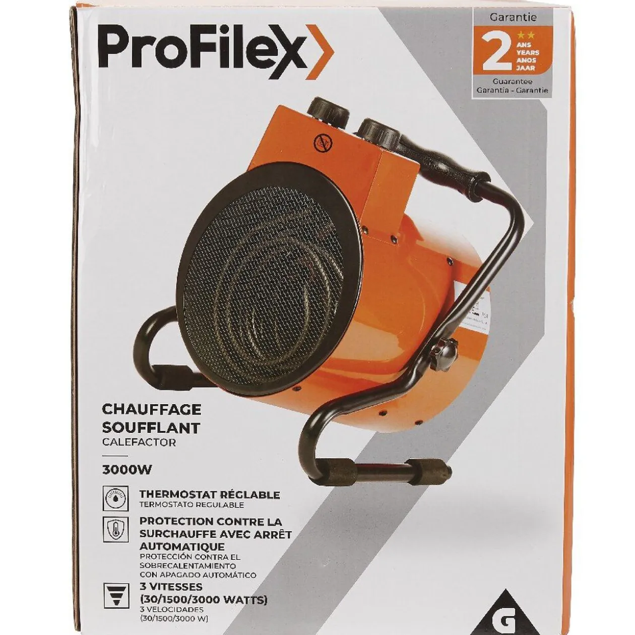 Chauffage soufflant 3000W