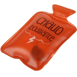 Chaufferette bouillotte réutilisable à message