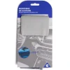 Chiffon de lustrage pour voiture en microfibre bleu