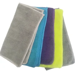 Chiffon en microfibre coloré x 5