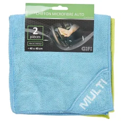 Chiffon microfibre auto x2