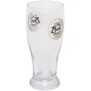 Chope à bière en verre transparent avec inscription 48 cl x2