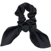 Chouchou façon noeud foulard noir