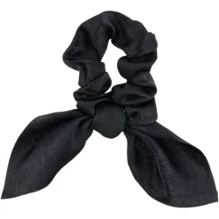 Chouchou façon noeud foulard noir