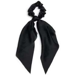 Chouchou foulard satiné noir