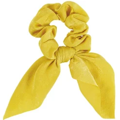 Chouchou jaune en mousseline