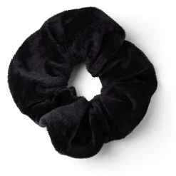 Chouchou velours épais noir