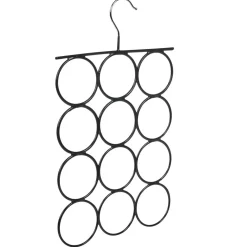 Cintre 12 accessoires en métal noir