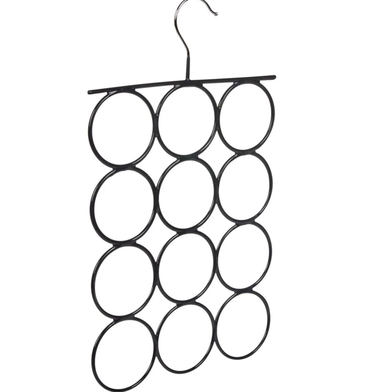 Cintre 12 accessoires en métal noir