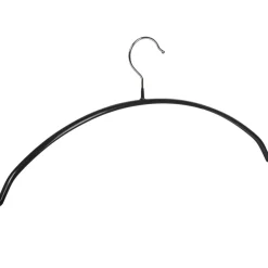 Cintre arrondi pour chemise en métal noir x 3