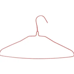 Cintre en métal rouge x10