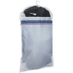 Cintre en métal x3 et housse de vêtements x3