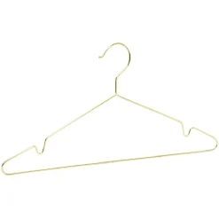 Cintre métal jaune doré x5