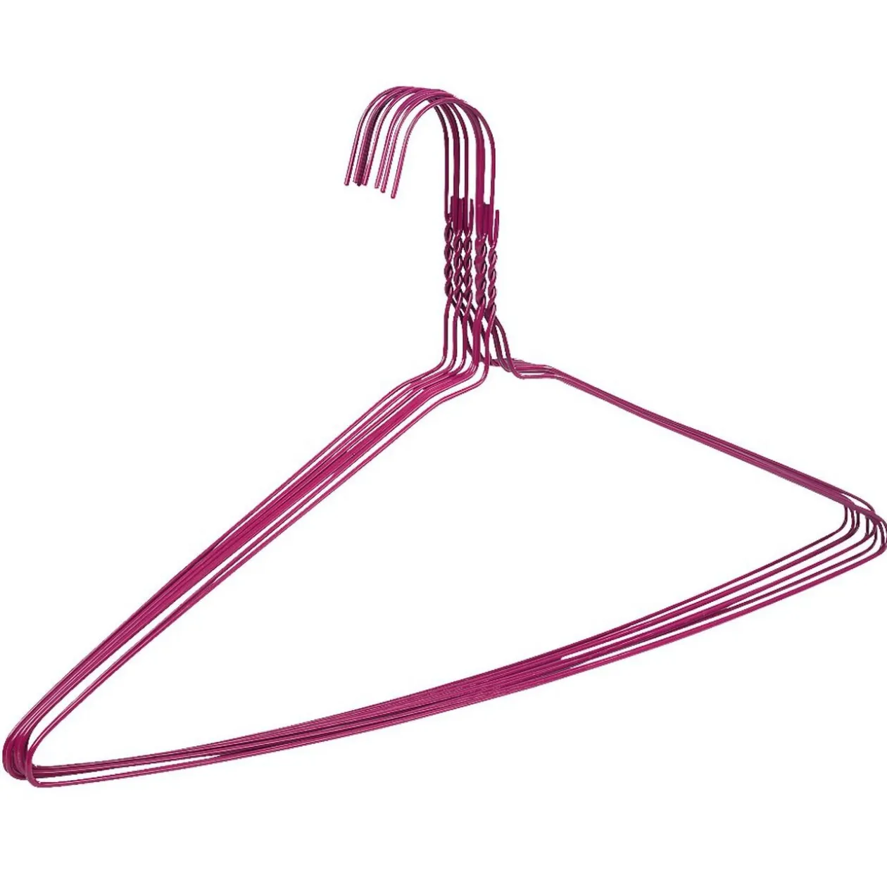 Cintre métallique coloré x8