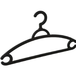 Cintre plastique noir x10