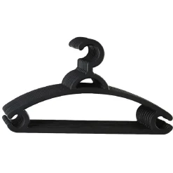 Cintre plastique noir x10