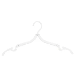 Cintre pliable bleu blanc et gris x3