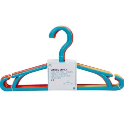 Cintre pour enfant multicolore x8