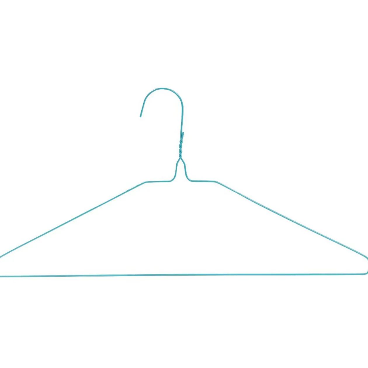 Cintres multicolores en métal x40