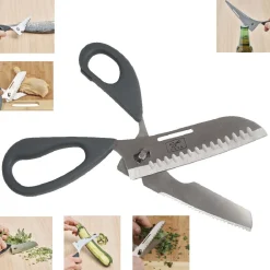 Ciseau santoku multifonctions avec étui de protection