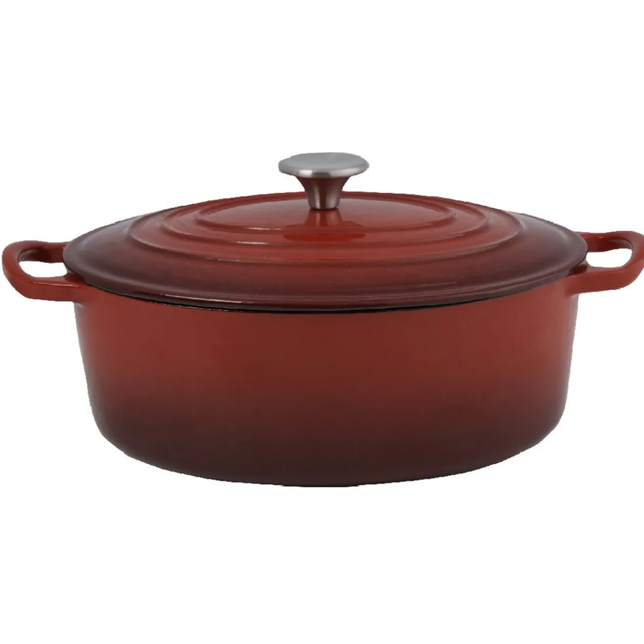 Cocotte en fonte rouge ø 28 cm