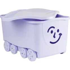 Coffre de rangement enfant vert ou violet 58x39xH32cm